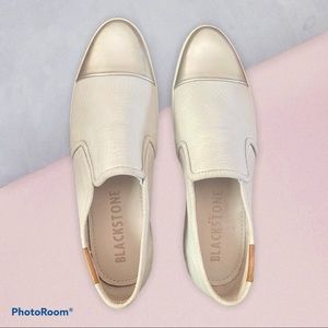 Blackstone NL47 Silver tipped leather slides